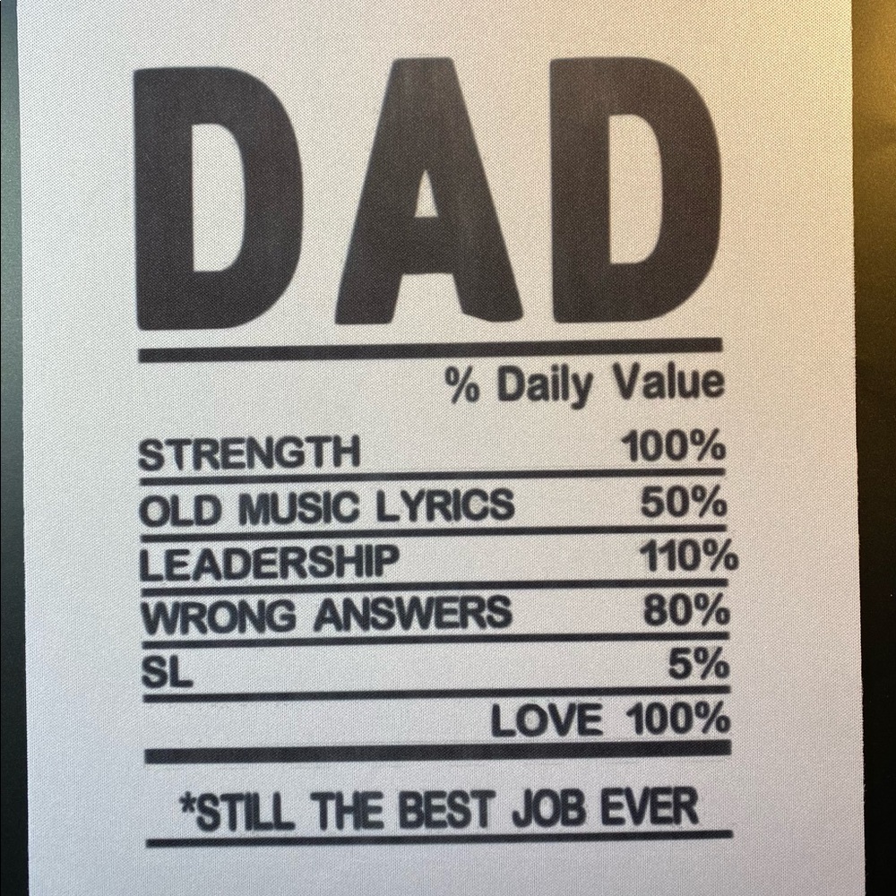 Dad, Black And White, Computer Mousepad New